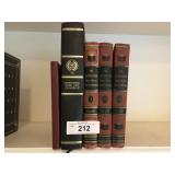 (5) volumes of vintage research material