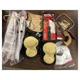 Misc tools, craftsman, knee pads and more