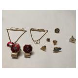 (10) Masonic pins & cufflinks