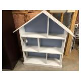 White Doll house display