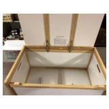 Formica and wood toy chest