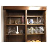Large assortment of glass vases