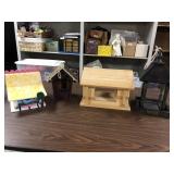(4) Bird houses and feeders