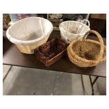 Selection of 4 baskets