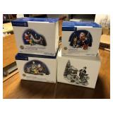 4pcs of Snow Villages in box