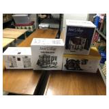 4pcs of Snow Villages in box