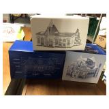 3pcs of Snow villages in box