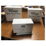 3pcs of Snow villages in box