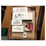 6pcs of Snow Villages and Hallmark