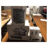 4pcs of Snow Villages in box