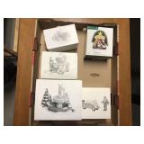 5pcs of Snow Villages in box