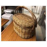 Large Wove Rattan picnic basket