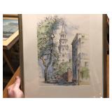 original watercolor by Julia H Wilson