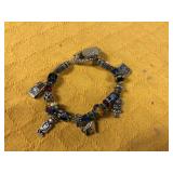 Pandora bracelet w/ peweter and .925 charms