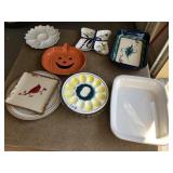 Selection of ceramic kitchen dishes