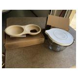 2pcs Pampered Chef NIB Egg cooker & Batter Bowl