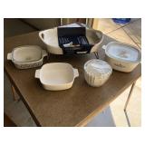 5pcs Corning Ware some vintage