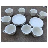 16pcs Lenox Casual Elegance saucer & cup