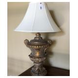 Nice carved table lamp