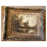 Oil on Canvas by Van Ruiz landscape