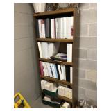 3 Shelf Wood Colored Book Shelf