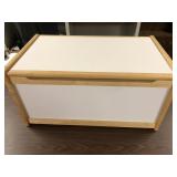 Formica and wood toy chest