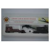 NIB! Bachmann 250 Ton Crane Car & Boom Tender-N Sc