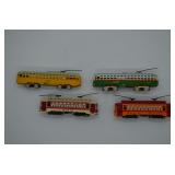 Selection of 4 Bachmann N Scale Railway Trolleys-S