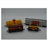 Selection of 4 Railroad Cars Inc Kodak Tanker Brac