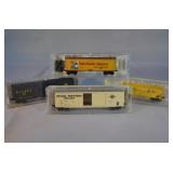 Selection of 4 Micro-Trains N Scale Train Rail Car