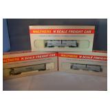Selection of 3 Walthers N Scale Train Rail Cars
