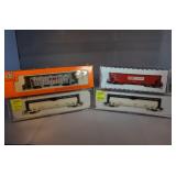 Selection of 4 Con-Cor N Scale Train Rail Cars