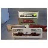 Selection of 5 N Scale Con-Cor Train Rail Cars