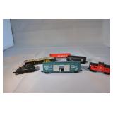 Selection of 6 N Scale Train Rail Cars
