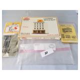 3 NIB! Model Railroad Kits-Restaurant Church Parts