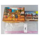 NIB! Pair of N Scale Model Railroad Building Model