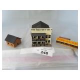 Selection of 3 N Scale Wooden Buildings
