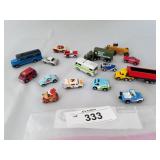 Selection of 15 Small Scale Vehicles-Cars,Trucks,T
