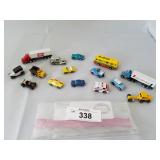 Selection of 15 Small Scale Vehicles-Cars,Trucks,T