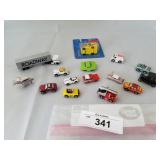 Selection of 15 Small Scale Vehicles-Cars,Trucks,T