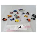 Selection of 15 Small Scale Vehicles-Cars,Trucks,T