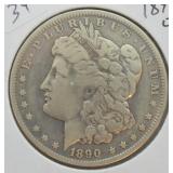 1890 O MORGAN DOLLAR  VG