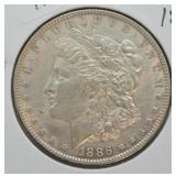 1886 MORGAN DOLLAR  XF