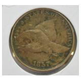 1857 FLYING EAGLE CENT