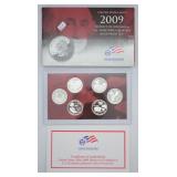 2009 SILVER PROOF QUARTER SET