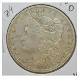1891 O MORGAN DOLLAR  VF