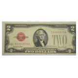 1928 TWO DOLLAR RED SEAL