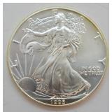 1995 SILVER EAGLE  GEM