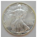 1994 SILVER EAGLE  GEM