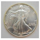 1991 SILVER EAGLE  GEM